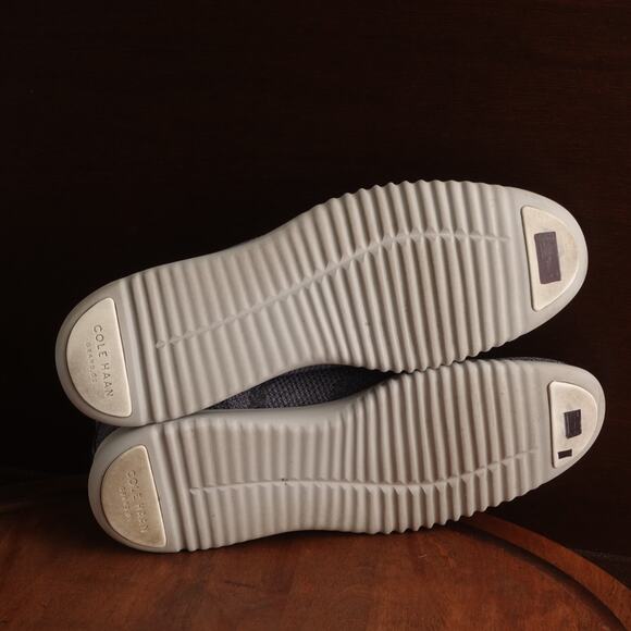 Cole Haan Oxford Men SZ 12M Gray ZeroGrand Stitchlite Wingtip Comfort Dress Shoe - Picture 8 of 14